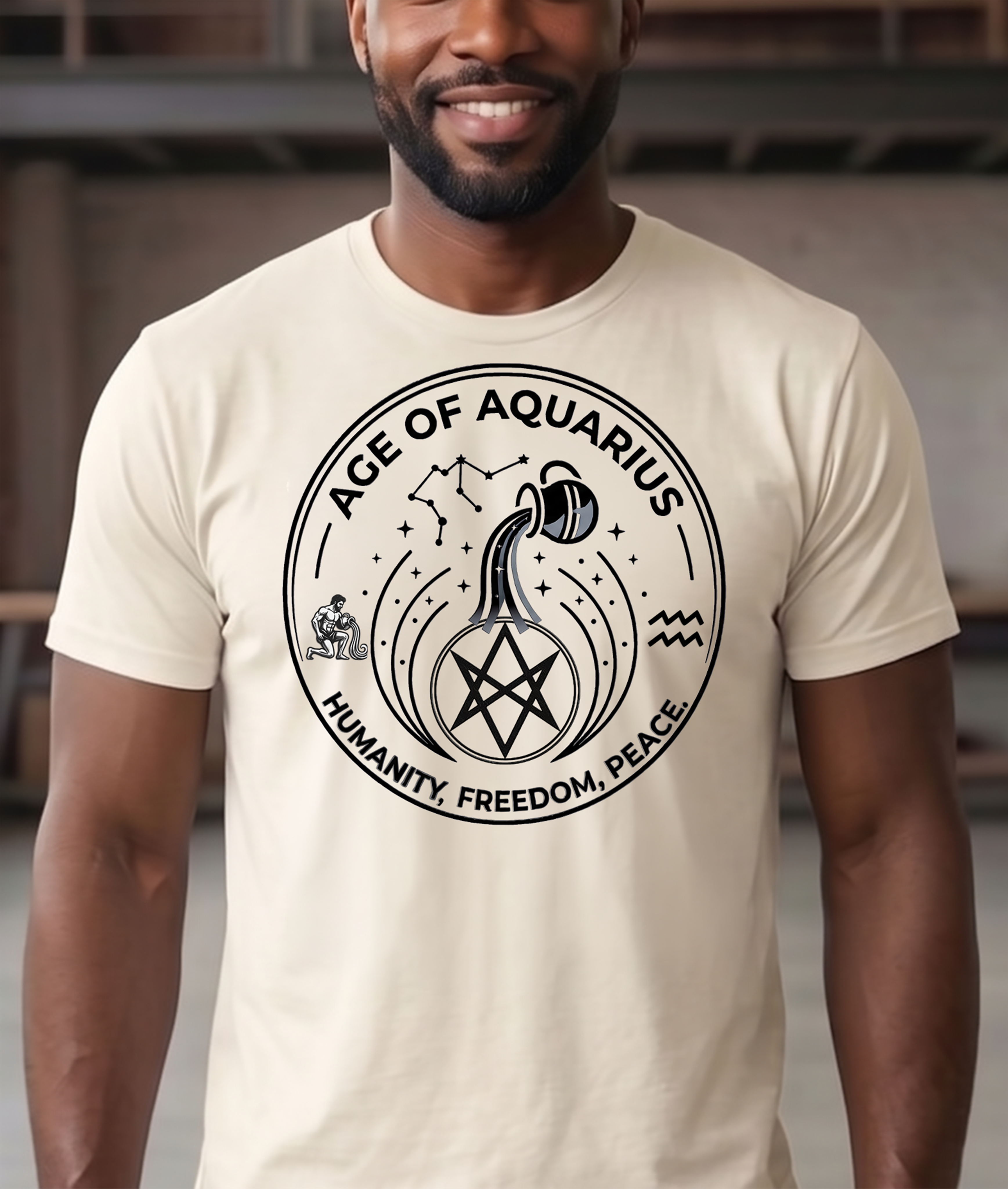 Age of Aquarius Star T-Shirt (Unisex)
