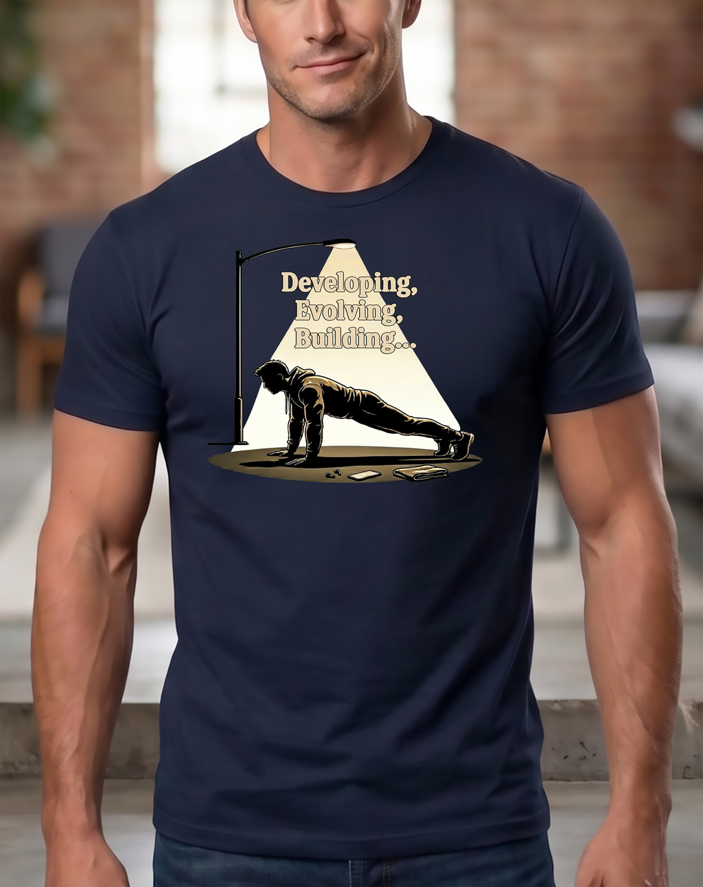Developing, Evolving, Building, T-shirt (Men's)