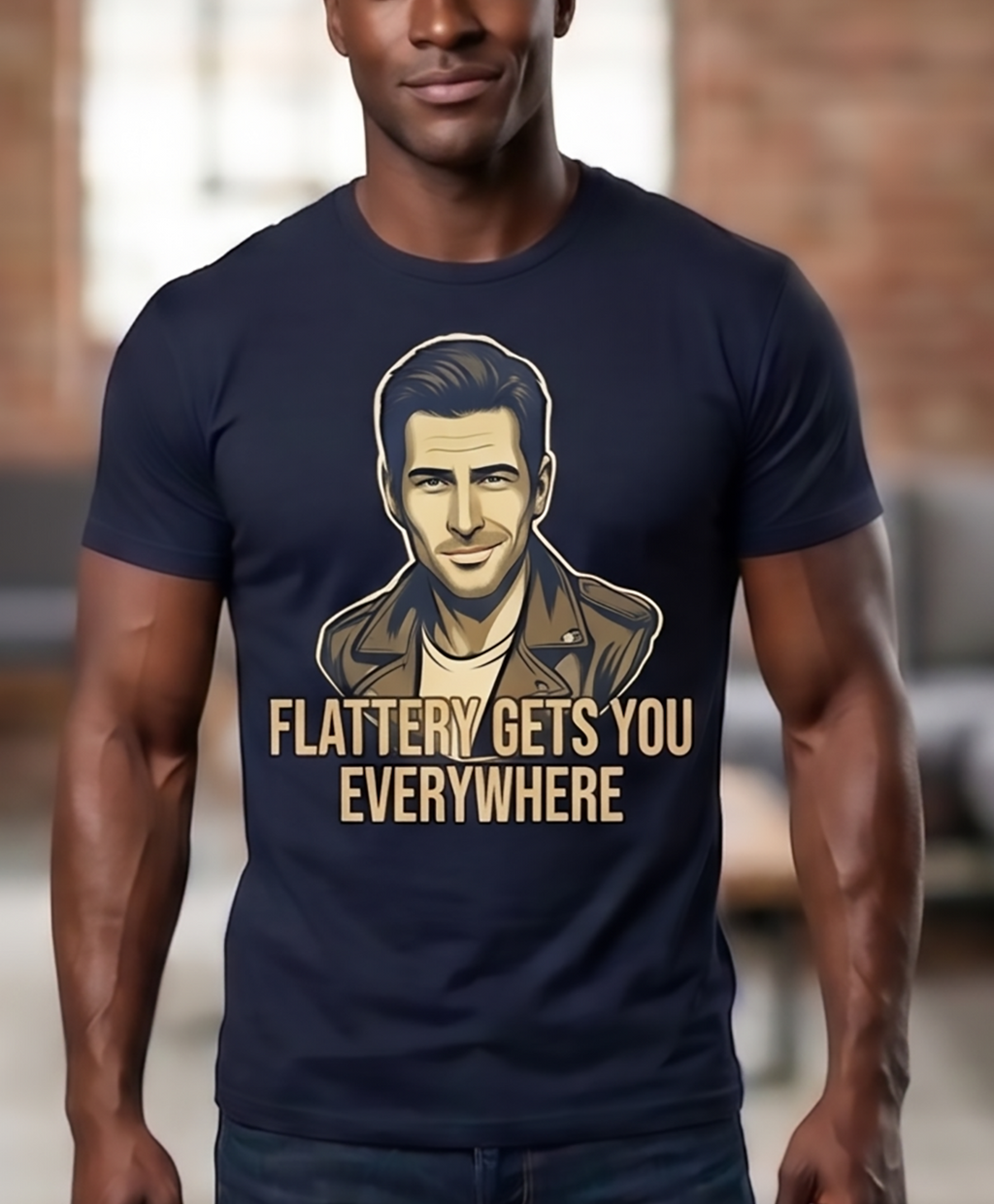 Flattery Gets You Everywhere T-Shirt (Men's)