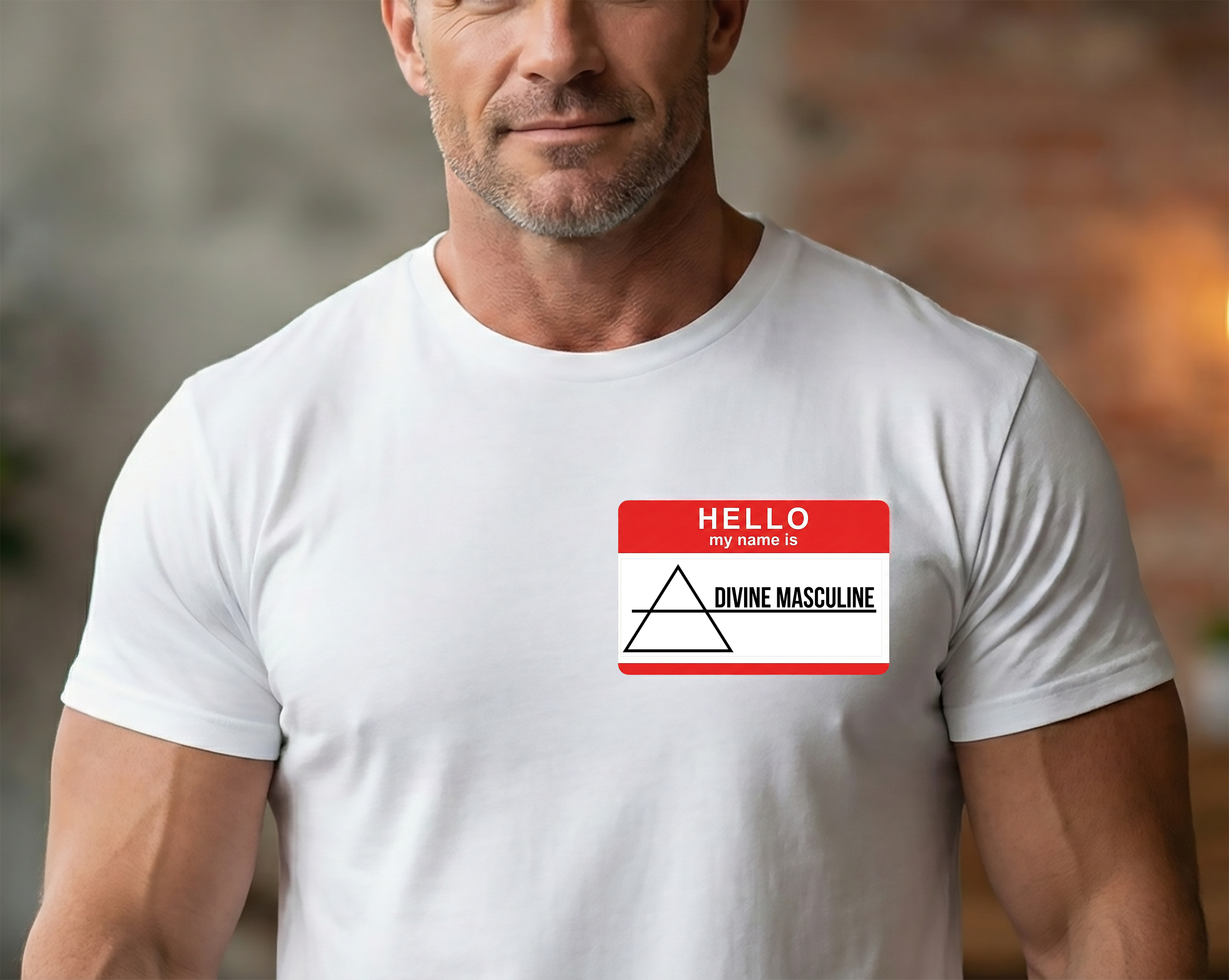 Hello Tag: Divine Masculine T-Shirt (Men's)