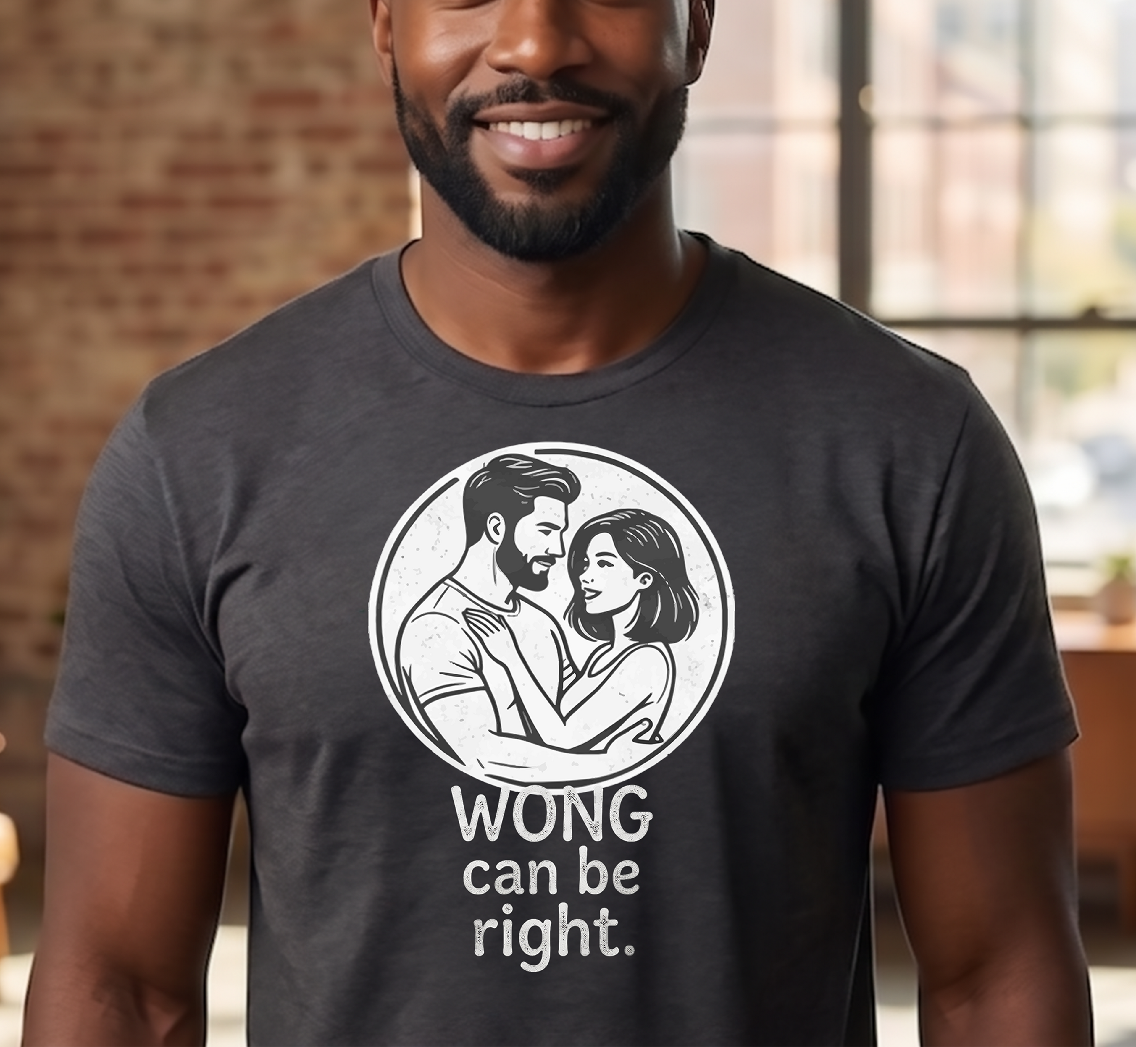 Wong Can Be Right Logo T-shirt (Unisex)