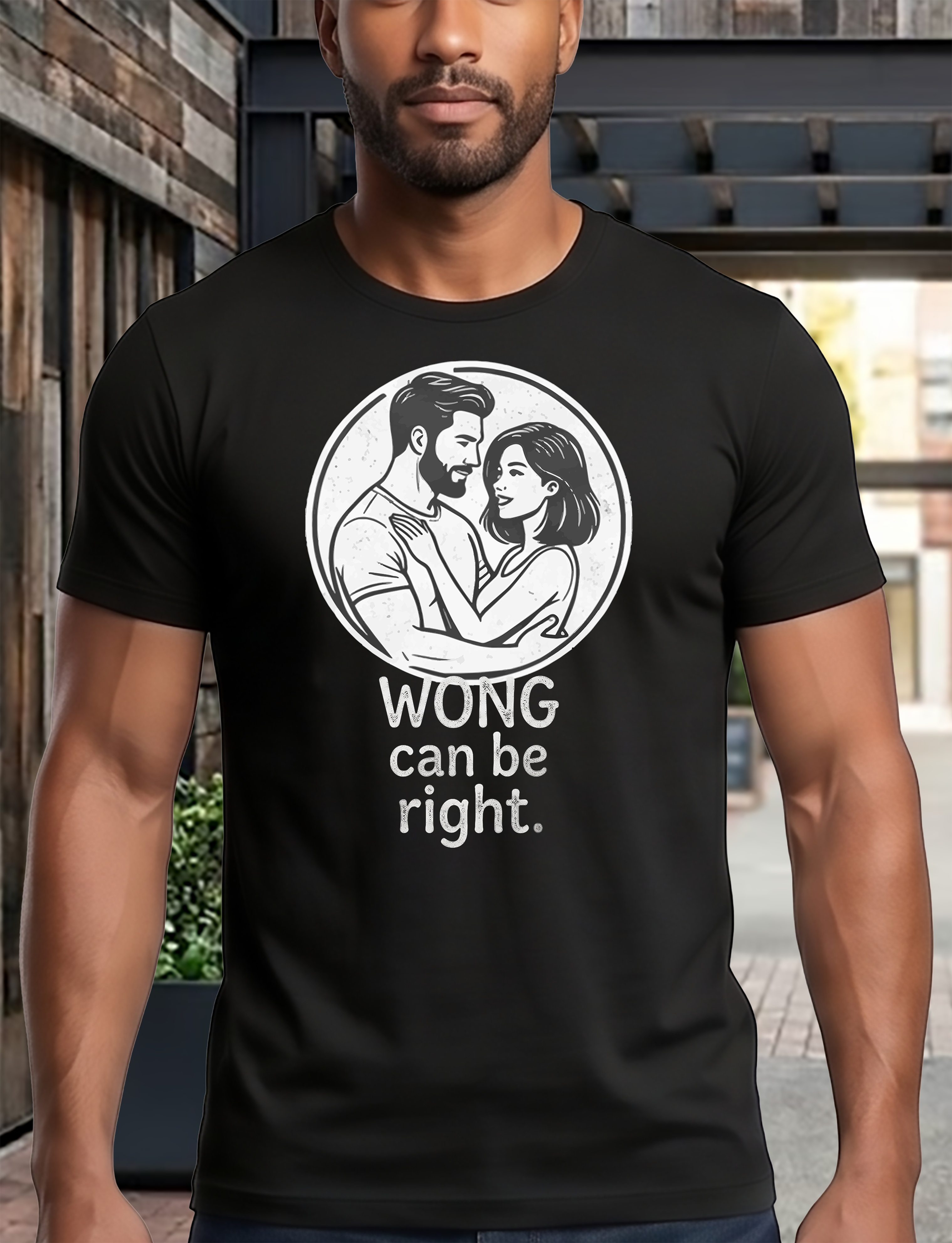 Wong Can Be Right Logo T-shirt (Unisex)